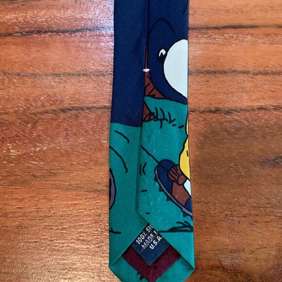 Snoopy and Woodstock men’s golf Peanut’s tie - Picture 11 of 11